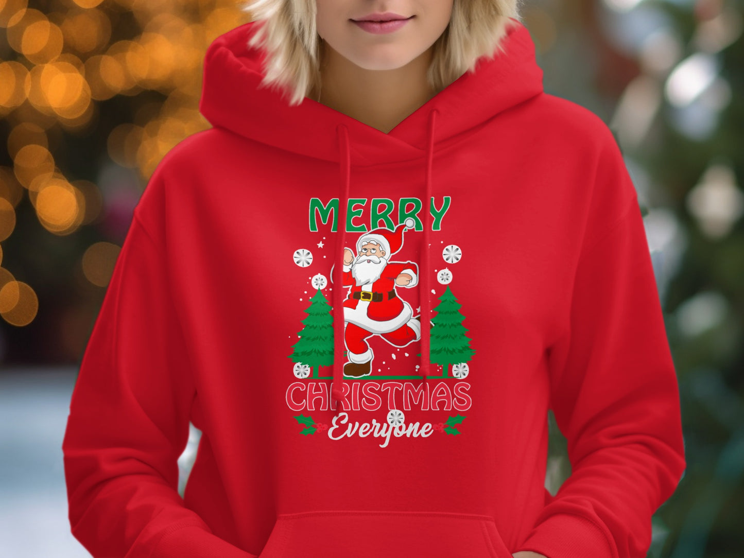 Merry Christmas Everyone Santa Claus Hoodie