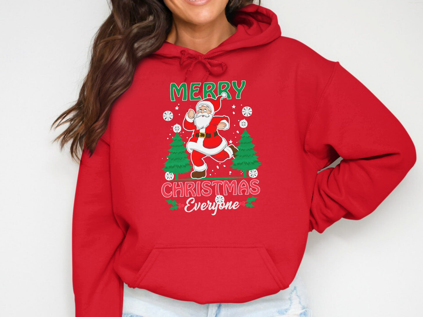 Merry Christmas Everyone Santa Claus Hoodie